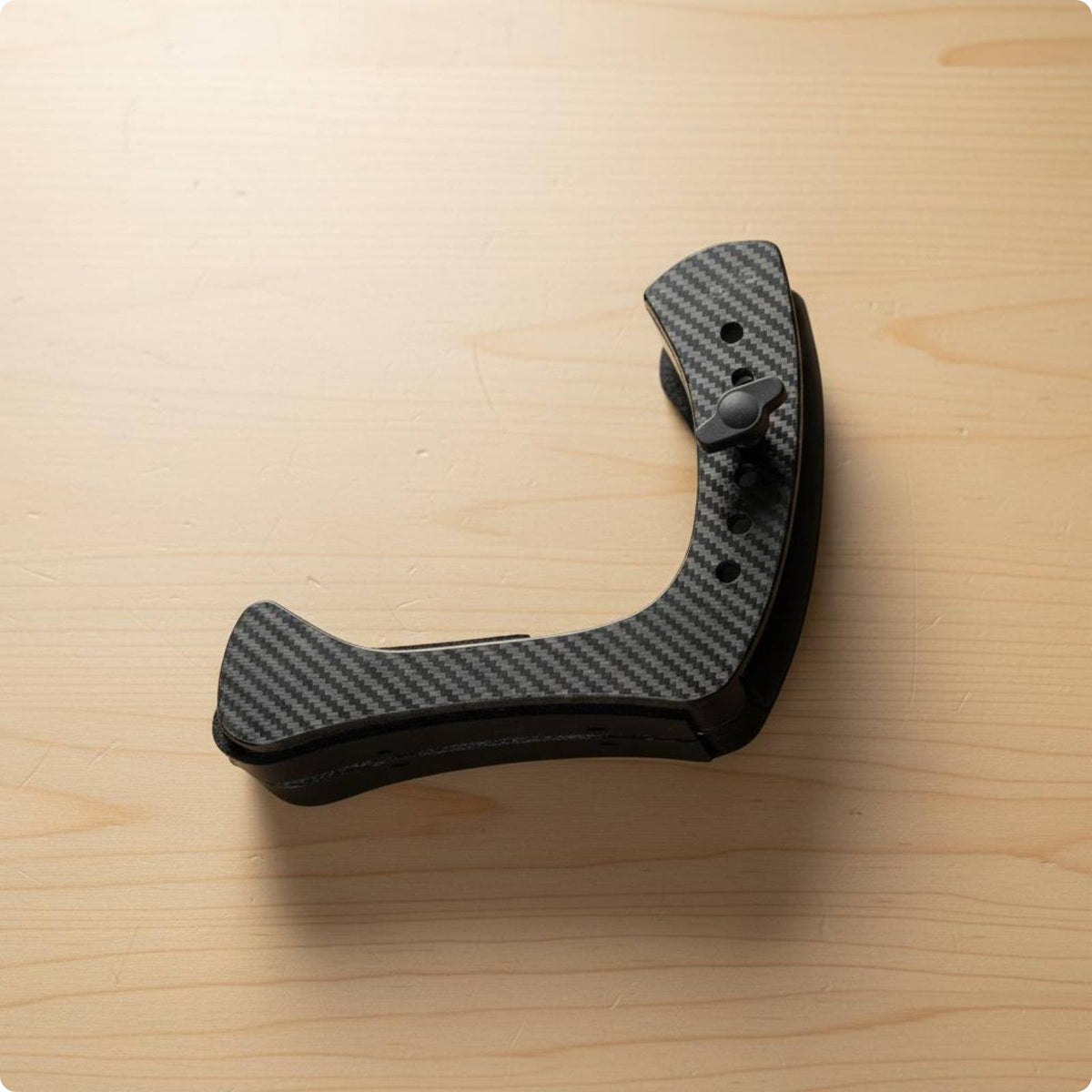 Electric Guitar Support Leg Rest Carbon Fiber Composite Electric Guitar Rest Assist System for Rehearsal Performance, Audio Production