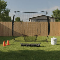 Baseball Rebounder Weather-Resistant Net-Resistant Baseball Pitchback Net Easy Setup for Coaches, Backyard, Indoor Training