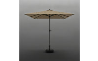 Half Umbrella with Base areaSaving Half Umbrella with Crank Adjustable Height for Balcony, Patio, Terrace