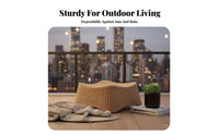 Wicker Peacock Chair Sexteriorheast Asian & design Armchair Easy to Maintain for Garden