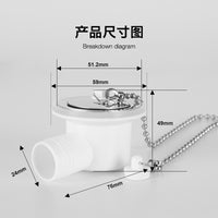 RV Sink Drainer Right Angle ABS Modern Minimalist
