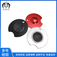 现货台球配件台球杆皮头台球用品铝质蘑菇头磨砂器