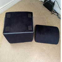 Adjustable Height Wedge Leg Pillow, Memory Foam Footrest for Under Desk