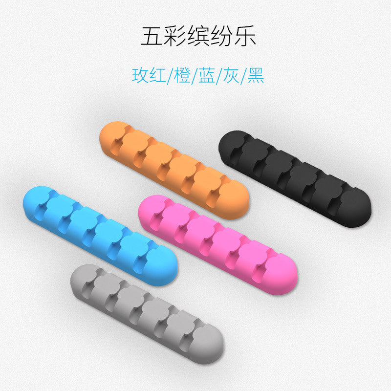Self-Adhesive Cable Clips for Wire Management and Organization