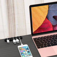 Self-Adhesive Cable Clips for Wire Management and Organization
