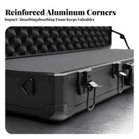 Aluminum Transport Case Large Capacity Protective Container Portable for Field Work