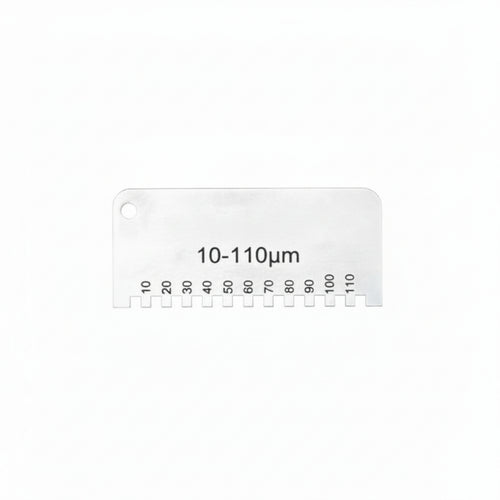 Wet Film Comb Gauge Serrated Wet Film Thickness Gauge Comb Compact for Painters