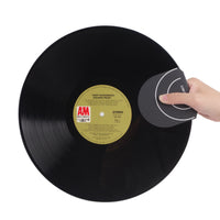 LP Vinyl Record Turntable Mat with Protective Sleeve and Clamp, Anti-Static Noise Reduction
