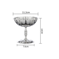 Stainless Steel Dessert Cup Reusable Ice Cream Sundae Cup Unbreakable for Party