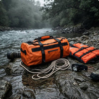 Large Capacity Duffel Bag Lightweight Waterproof Duffel Bag Abrasion Resistant for Aquatic Incident Response, Climbing