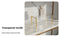 Acrylic Perfumes Display Stand Versatile Use Acrylic Display Riser Easy to Clean U-Shaped Riser Shelf for Collectors, Shop Owners, Exhibition Show