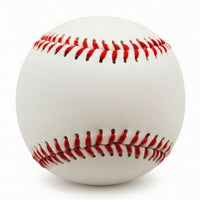 9-Inch Soft Baseball Stitched Training Baseball Regulation Size Training Baseballs Safe for Beginners
