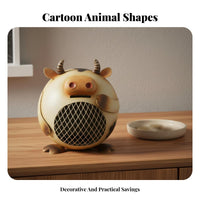 Creative Gift Metal Creature Cash Box Adorable Design Creature Piggy Bank Long-Lasting Construction for Children, Nursery, Desk, Bookshelf