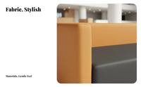 Modern Design Modular Block Sofa Easy to Clean Public Seating Color-Blocking Design Reception Bench Soft Soft Upholstery for Students, Visitors, Office Workers, Lobby, Library, Lounge Area, Family Room