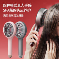 Electric Massage Comb with Vibration and Red Light Therapy