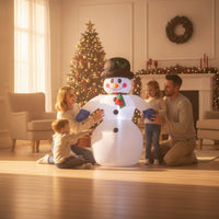 Christmas Inflatable Snowman Giant Snowman Yard Decor Outdoor Decoration Cheerful Festive