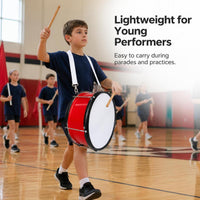 Stainless Steel Snare Drum for School Bands and Orchestras, 13-25 Inch