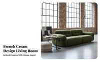 Curved cumulus Sofa French Cream design aesthetic sectional cumulus Sofa Modern Minimalist Living Space Design Room Seating for Families, Lounging, Lounge Area, film evenings