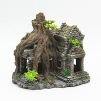 Bpet Resin Aquarium Shrub Castle Hideout Ornament for Fish and Shrimp