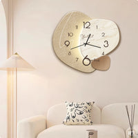 Modern Decorative Timepiece Silent Movement Irregular Shape Clock for Bedroom