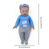 Reborn Baby Doll Hand-Painted Baby Doll with Cloth Body Dolls Lifelike Soft for Collectors, Nursery Display, Photography Props