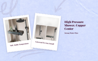 High Pressure Temperature-Controlled Shower Head Set