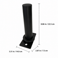 weight plate storage posts
