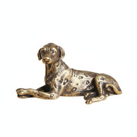 Spotted Dog Figurine Tea Pet Chinese Astrological Dog Figurine Feng Shui Decor