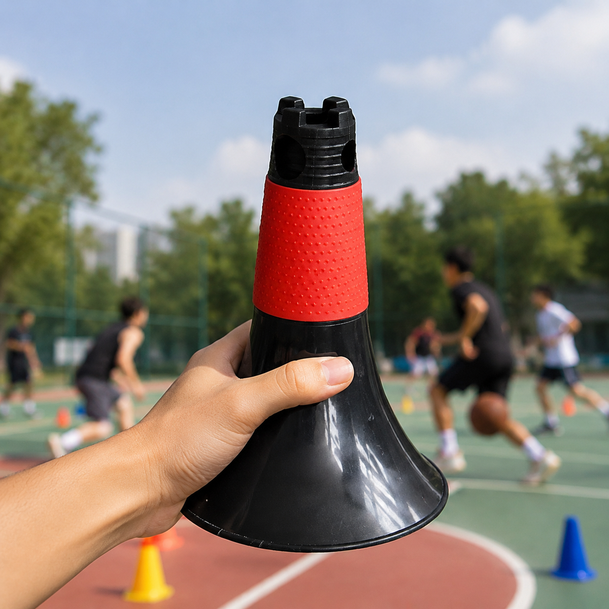 Color Cone, Marker Cone, Triangle Cone, Mini Cone, Training Cone, PP Made, For Soccer Practice, Physical Education Classes