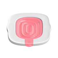 White Feline Toilet Guide Recessed Opening Square Feline Toilet Guide