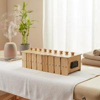 Curved Bamboo Moxibustion Box Long-Lasting Segmented Bamboo Moxibustion Box