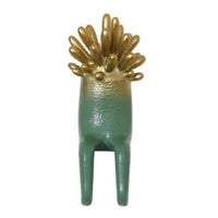 Abstract Sculpture Textured Climbing Figurine Vertical for Office, Study