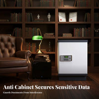 Anti Cabinet Combination Lock Information Security Cabinet Large Capacity Multi-Drawer Media for Archivists, Archive Room, Home, Closet