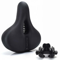Soft & Comfortable Waterproof Mountain Bike Seat Shock Absorbing Memory Foam Bike Saddle Breathable Design Cycling Gear for Cyclists
