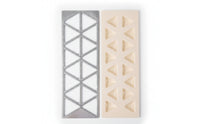 Triangular Pasta Mold with Pressing Plate Rectangular Ravioli Mold Two-Part Ravioli Maker Metal for Home Cooks