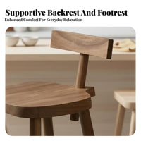 Bar Stool with Spinerest Modern Minimalist Design Counter Chair Nordic and Aesthetic Easy to Assemble for Adults, Householders