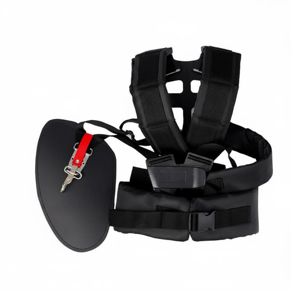 Double Shoulder Mower Harness Adjustable Grass Trimmer Shoulder Harness Heavy-Duty Brush Strap for Yard, Outdoor Trimming