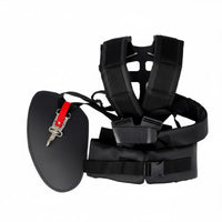 Double Shoulder Mower Harness Adjustable Grass Trimmer Shoulder Harness Heavy-Duty Brush Strap for Yard, Outdoor Trimming