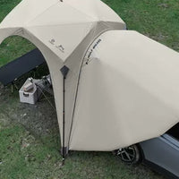 Dome-Style Car Rear Tent Automatic Car Side Awning Enclosed Suv Tailgate Tent Quick Setup for Camping