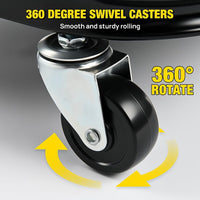 Mechanic Tool Stool Auto Beauty Work Stool Polishing Stool Film Repair Car Repair Stool Storage Mobile Cart