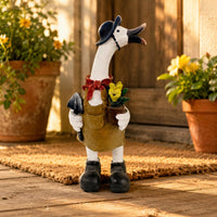 Resin Duck Statue Hand Painted Duck Statue Lifelike for Balcony, Patio