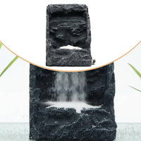 aquariums Cascading Sand Landscape Realistic Rock Formation fishes tanks Rockery Waterfall Stable Flat Bottom Cascading Sand Rockery
