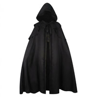 Fancy Dress Hooded Cape, Gothic Hooded Cloak Polyester, Halloween Party Hooded C #variant:S