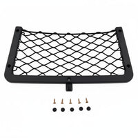 Integrated Hook Car Storage Net Easy Installation Automotive Interior Storage Net Universal Fit Vehicle Mesh Pocket Large Capacity for RV Owners, Truckers, Seat Back