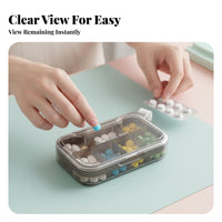 Weekly Organizer Portable Weekly Dispenser Large Capacity for everyday Use