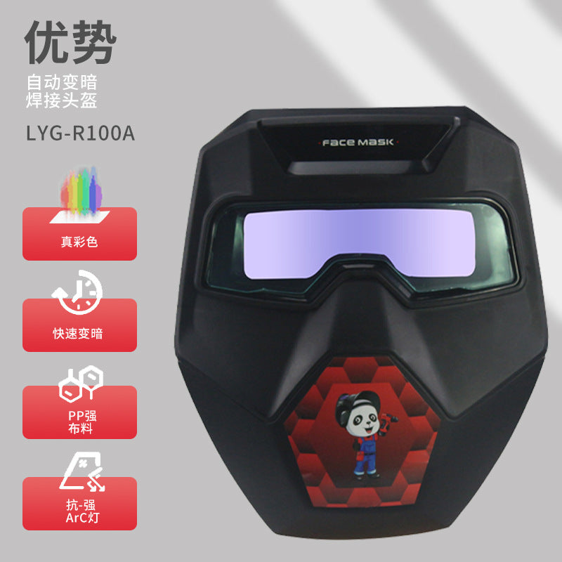 Auto-Darkening Welding Helmet with Headband, Face Protection for TIG Welding