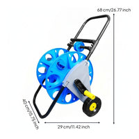 Garden Hose Reel Carrier Easy to Wind Garden Hose Carrier Auto Rewind