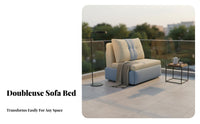 Single Fold-Foldable Lounger Foldable Design Pull-Foldable Armchair Bed versatileUse Space-Efficient for Apartment Dwellers