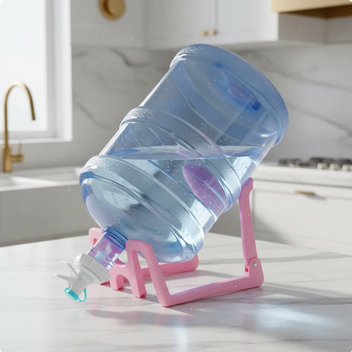 Water Bottle Dispenser Stand Thickened PP Material Foldable Water Jug Stand