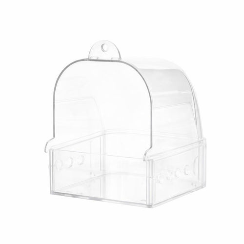 Bird Bath Cage Hanging Bathtub, Bath Cage Hooded Design, Supplies Parrot Bath Tub, Bird Bath Thickened PC Material, Budgie Ow